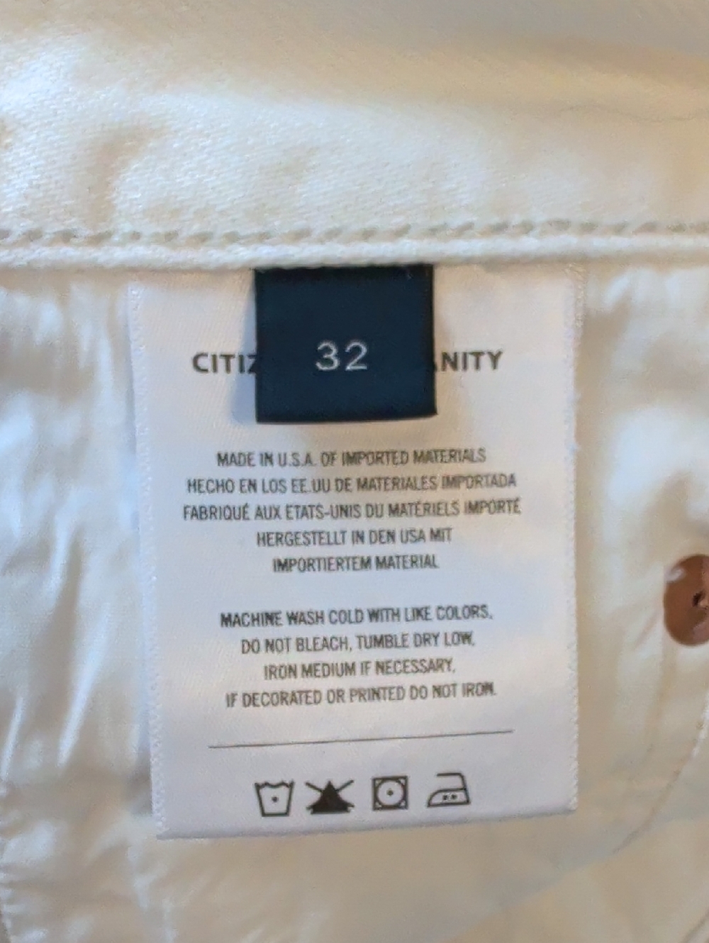 CITIZENS OF HUMANITY devi straight leg denim - size 32 - Picture 12 of 13